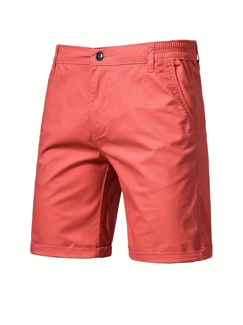Cotton shorts with pockets