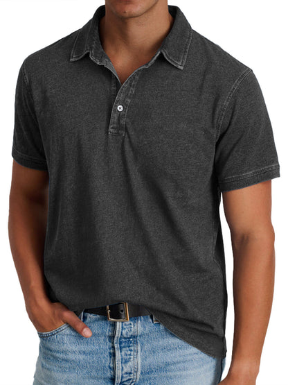 Men's polo shirt with collar