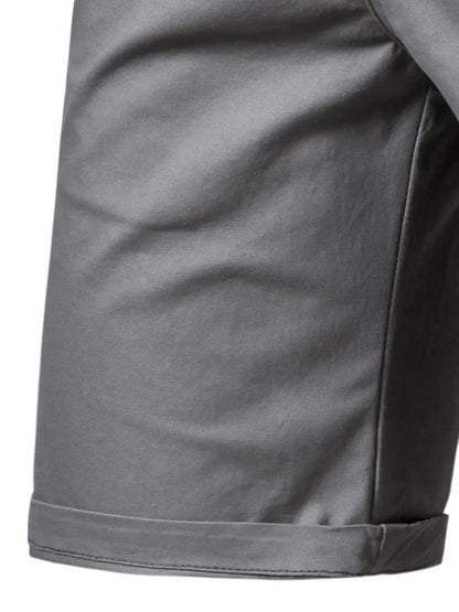Cotton shorts with pockets