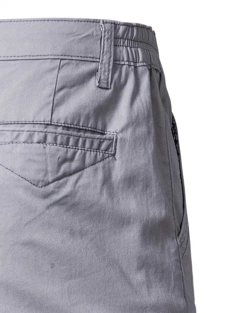 Cotton shorts with pockets