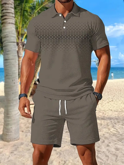 Lenoir™ | Short Sleeve Two-Piece Summer Set