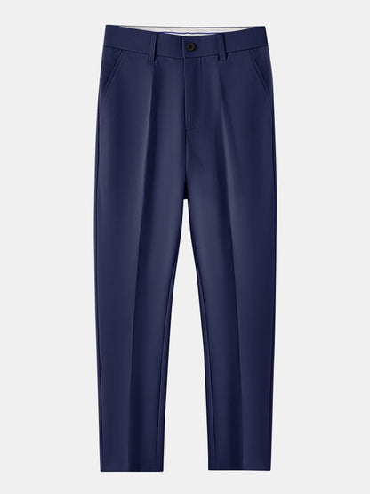 Winchester striped anti-wrinkle shirt and slim-fit trousers
