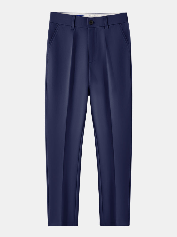 Winchester striped long sleeve button-down shirt &amp; slim fit trousers