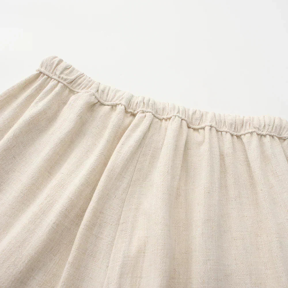 Slim linen pants