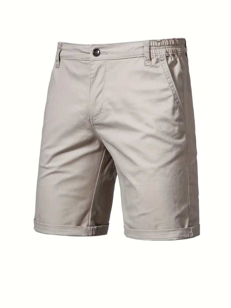 Cotton shorts with pockets