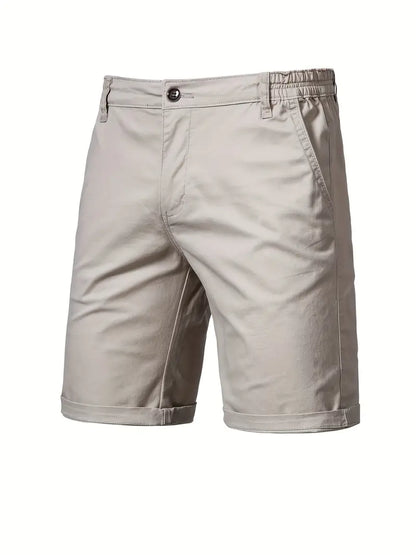 Cotton shorts with pockets