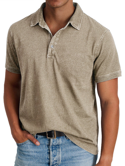 Men's polo shirt with collar