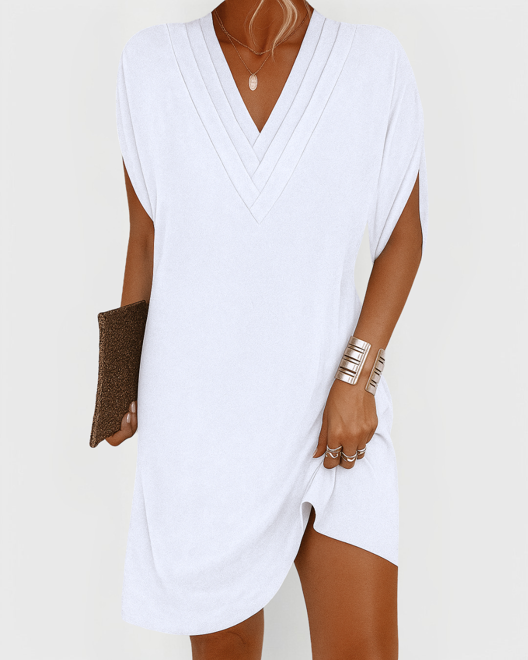 Rive™ | Women's Casual V-Neck Dress