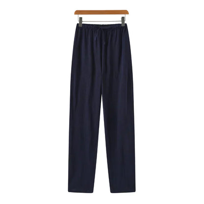 Slim linen pants
