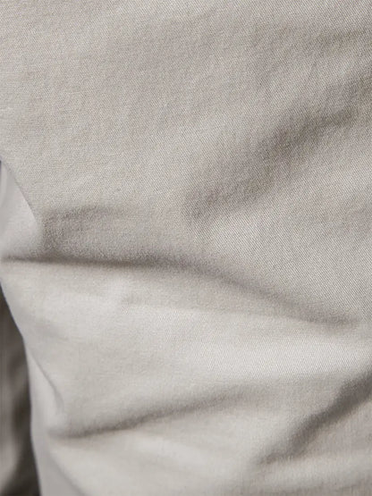 Cotton shorts with pockets