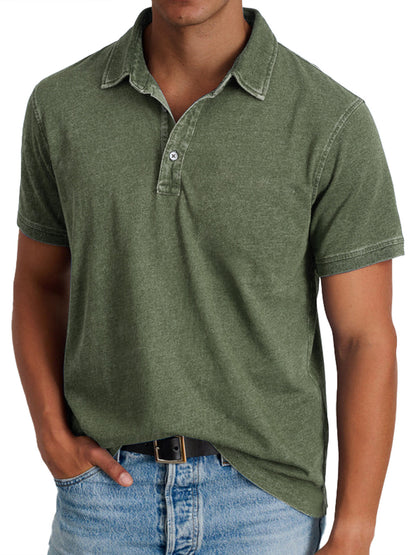 Men's polo shirt with collar