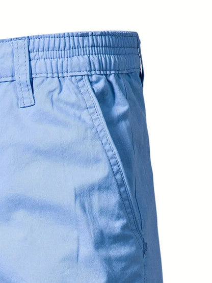 Cotton shorts with pockets