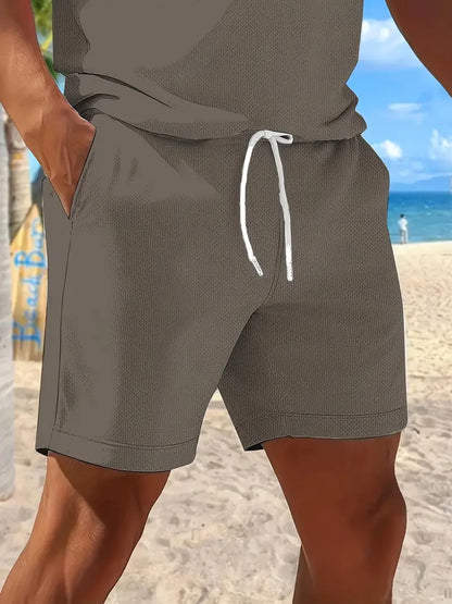Lenoir™ | Short Sleeve Two-Piece Summer Set