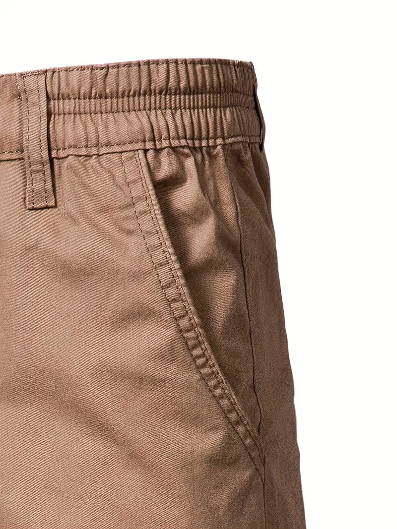 Cotton shorts with pockets