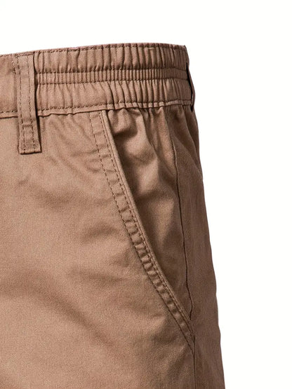 Cotton shorts with pockets