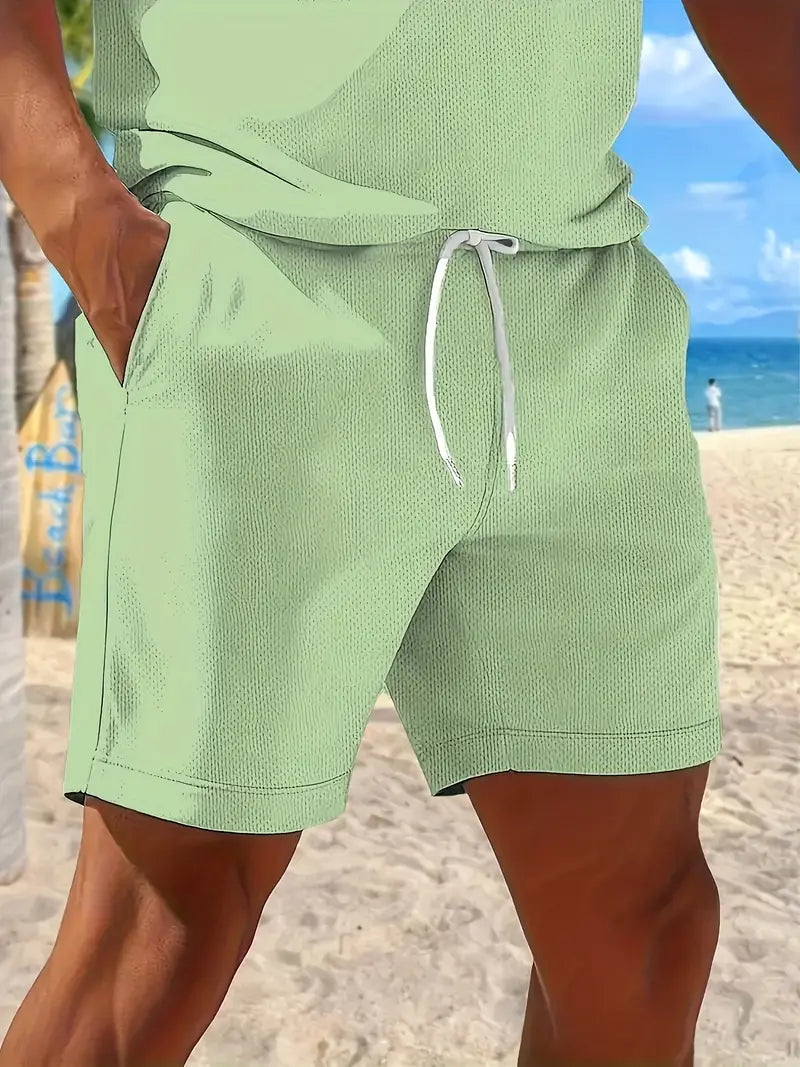 Lenoir™ | Short Sleeve Two-Piece Summer Set