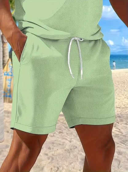 Lenoir™ | Short Sleeve Two-Piece Summer Set