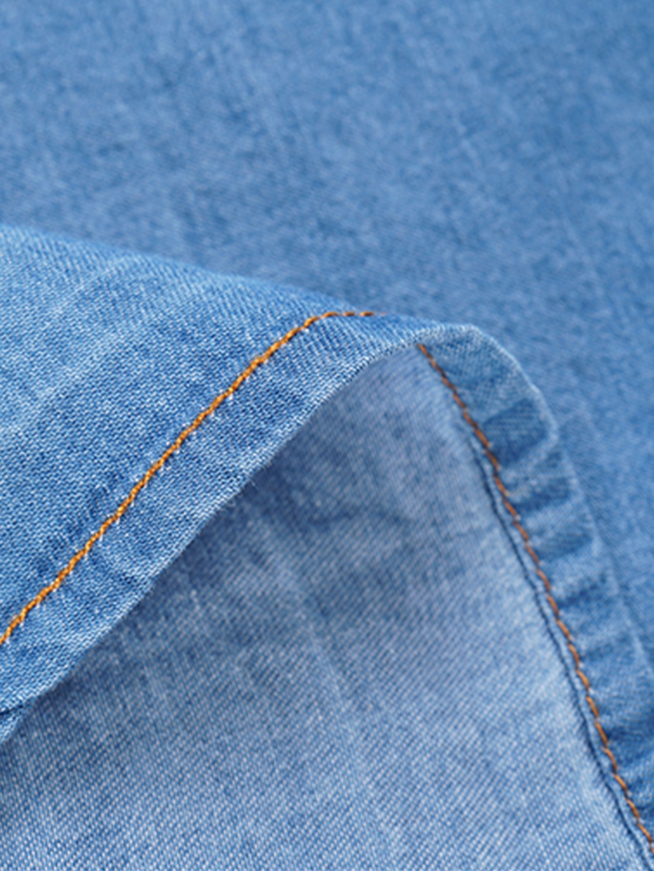 Washed Denim Shirt With Pockets