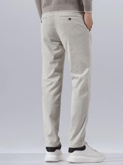 Slim fit corduroy pants