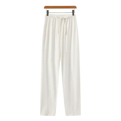 Slim linen pants