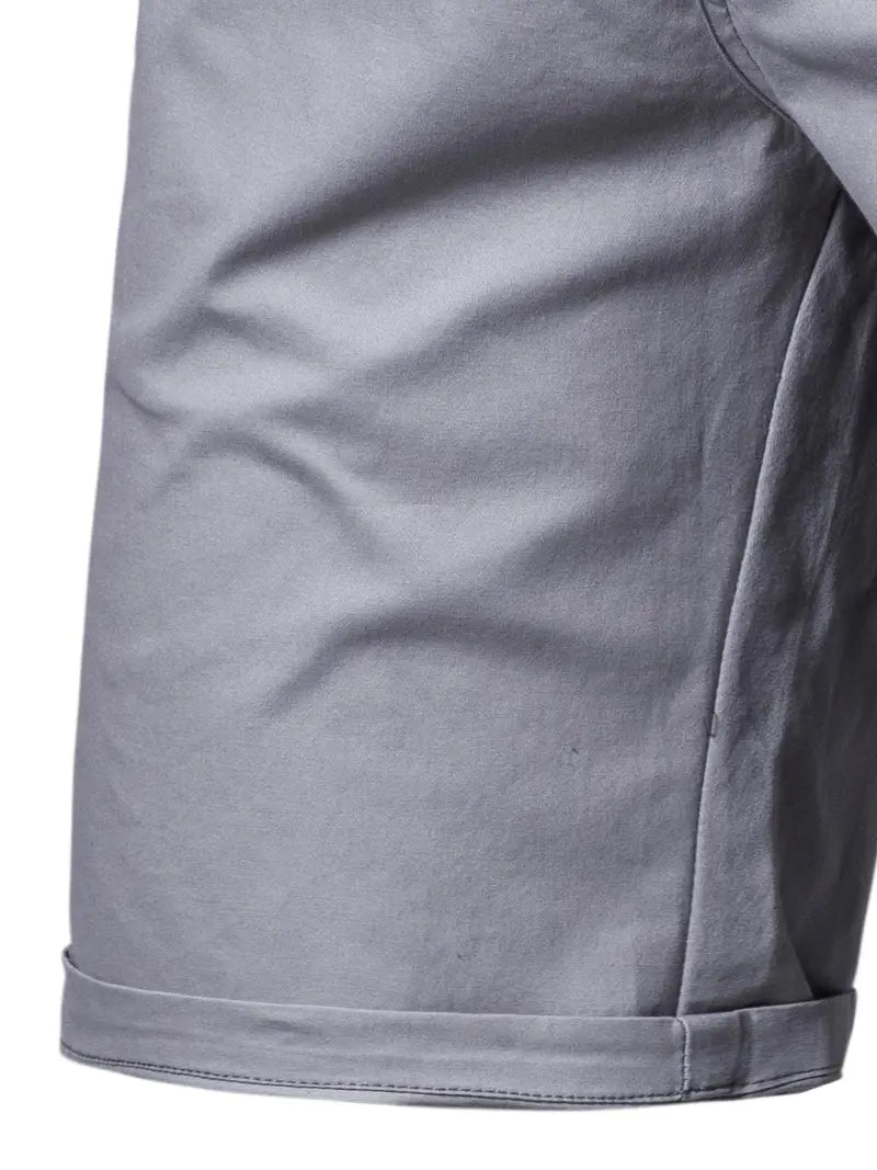 Cotton shorts with pockets