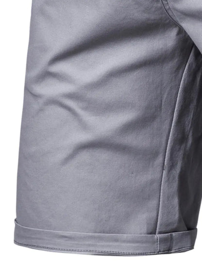 Cotton shorts with pockets