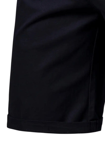 Cotton shorts with pockets