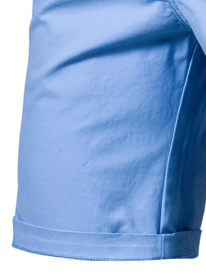 Cotton shorts with pockets