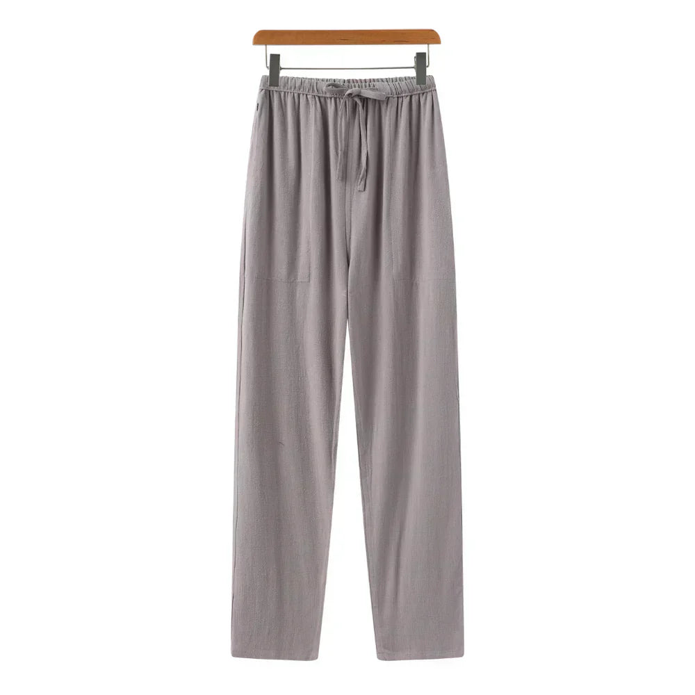 Slim linen pants
