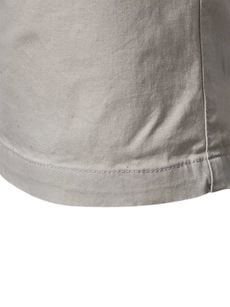 Cotton shorts with pockets