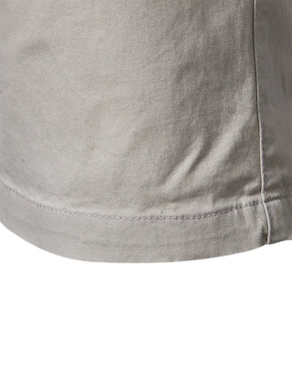 Cotton shorts with pockets
