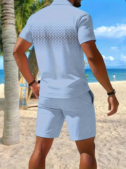 Lenoir™ | Short Sleeve Two-Piece Summer Set