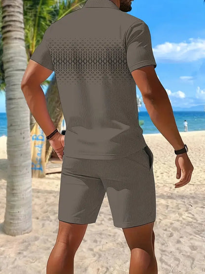 Lenoir™ | Short Sleeve Two-Piece Summer Set
