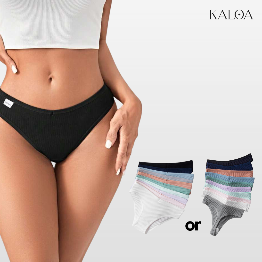 10-Pack Women’s 100% Cotton Antibacterial Panties
