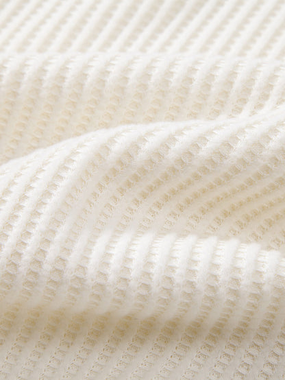 Long sleeve knitted polo shirt