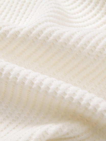 Long-sleeved high-neck T-shirt
