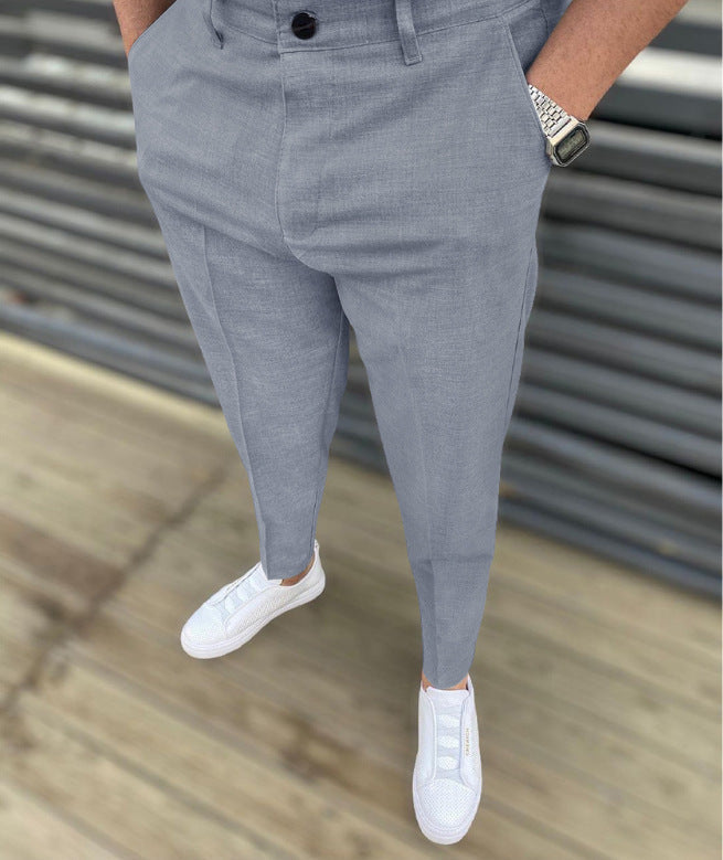 Slim fit casual pants