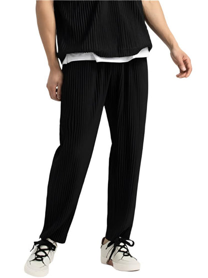 Ribbed cotton pants