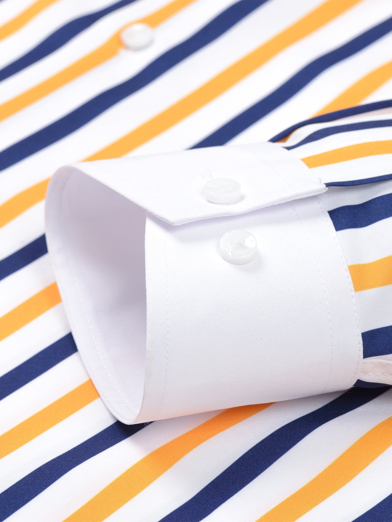 Winchester striped button-down long-sleeved shirt