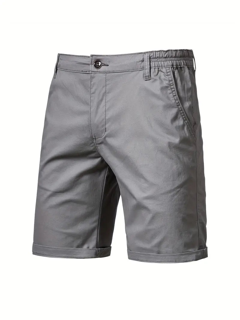 Cotton shorts with pockets