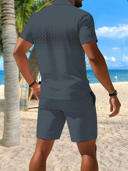 Lenoir™ | Short Sleeve Two-Piece Summer Set