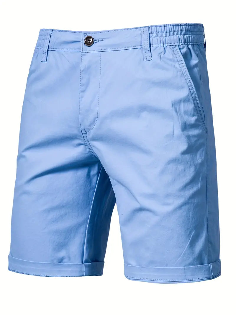Cotton shorts with pockets