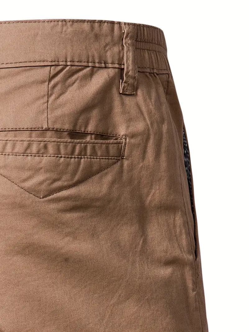 Cotton shorts with pockets