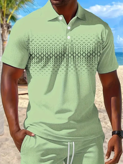 Lenoir™ | Short Sleeve Two-Piece Summer Set