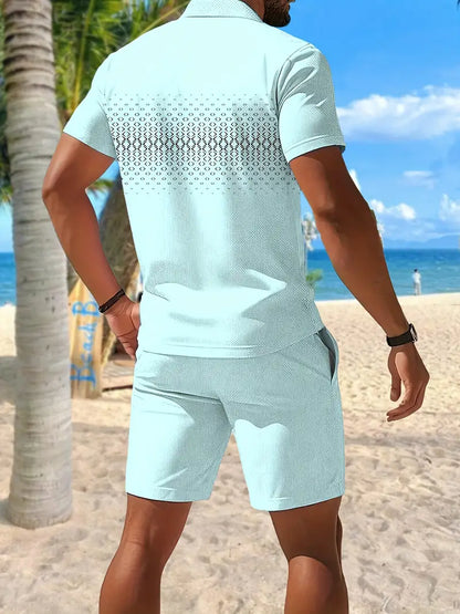 Lenoir™ | Short Sleeve Two-Piece Summer Set