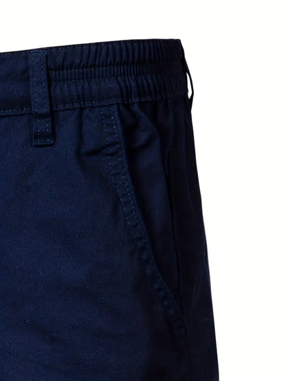 Cotton shorts with pockets