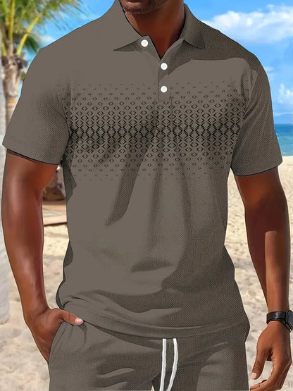 Lenoir™ | Short Sleeve Two-Piece Summer Set