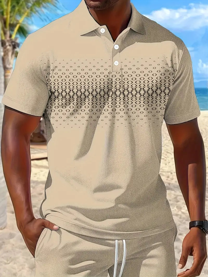 Lenoir™ | Short Sleeve Two-Piece Summer Set