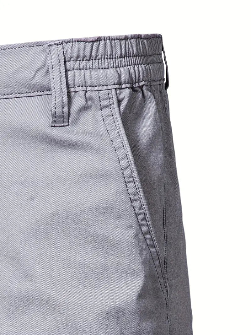 Cotton shorts with pockets