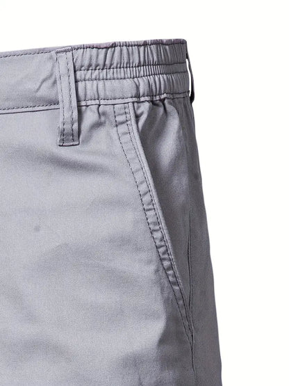 Cotton shorts with pockets